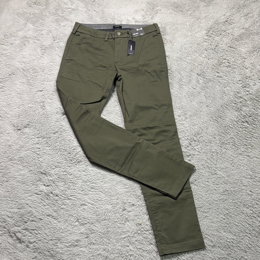 Express Olive Green Chinos